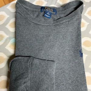 Boy’s RL charcoal gray long sleeve t-shirt